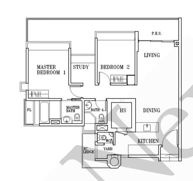 The Cascadia, 927 Bukit Timah Road, 2 Bedrooms, 1,162 sqft, Condominium For Rent, by Nate Lim, 500063423 - PropertyGuru.com.sg