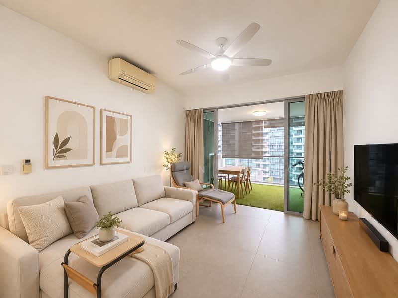 The Minton, 10D Hougang Street 11, 2 Bedrooms, 980 sqft, Condominium For Sale, by Jermaine Ang, 500063448 - Living Room - PropertyGuru.com.sg