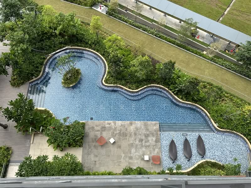 AMO Residence, 21 Ang Mo Kio Rise, 2 Bedrooms, 743 sqft, Condominium For Rent, by Desiree T, 500063699 - View from balcony - PropertyGuru.com.sg