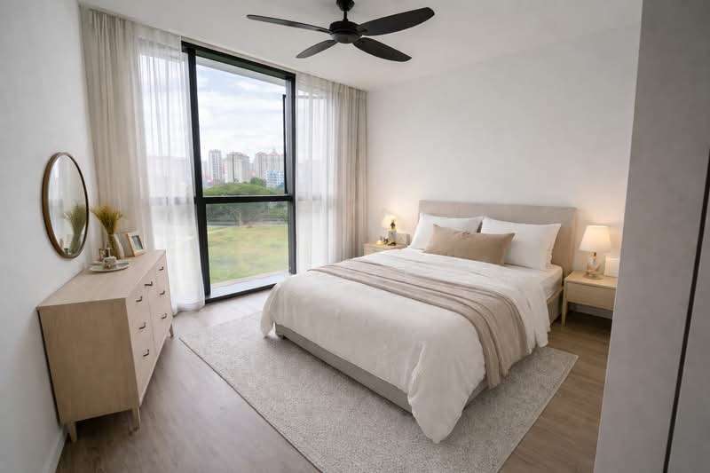 AMO Residence, 21 Ang Mo Kio Rise, 2 Bedrooms, 743 sqft, Condominium For Rent, by Desiree T, 500063699 - Master Bedroom - PropertyGuru.com.sg