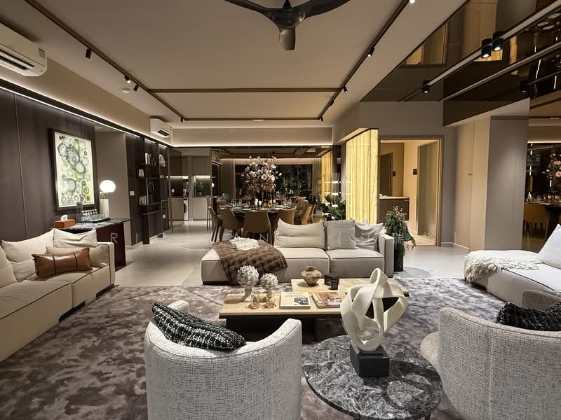 River Modern Condominium For Sale at S$ 5,995,000 | PropertyGuru Singapore - Living Room
