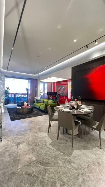 W Residences Marina View - Singapore Condominium For Sale at S$ 3,290,000 | PropertyGuru Singapore - Living Room