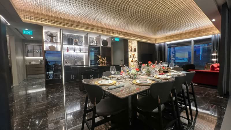 W Residences Marina View - Singapore Condominium For Sale at S$ 11,360,000 | PropertyGuru Singapore - Dining Room