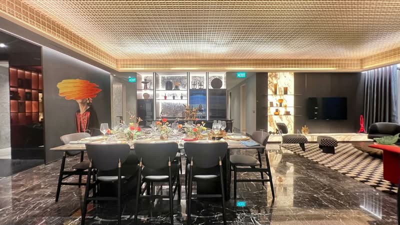 W Residences Marina View - Singapore Condominium For Sale at S$ 11,360,000 | PropertyGuru Singapore - Dining Room