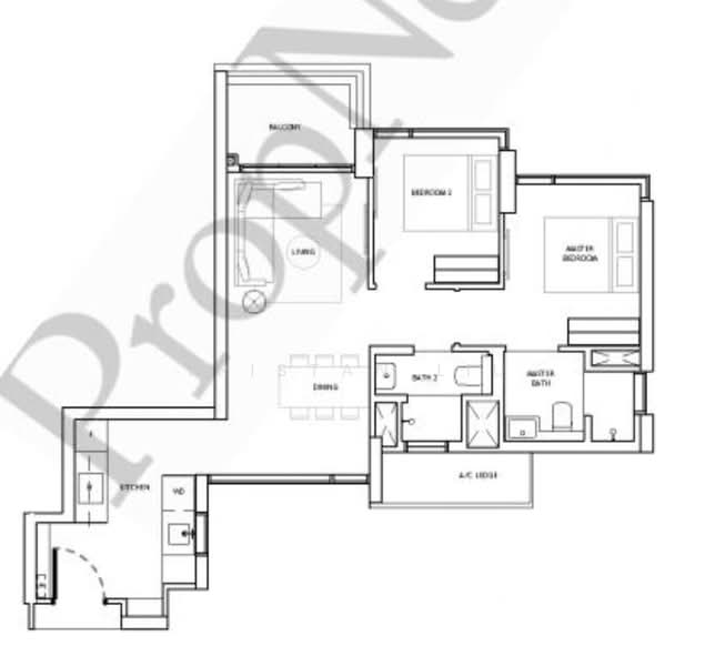 The Landmark, 173 Chin Swee Road, 2 Bedrooms, 753 sqft, Condominium For Rent, by Tristan Liu, 500063911 - PropertyGuru.com.sg