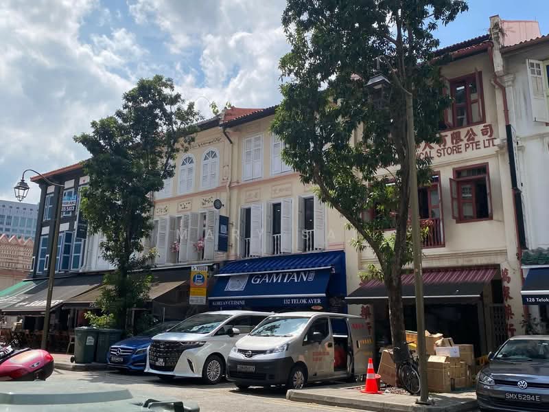 Telok Ayer Shop Houses, Telok Ayer Shop Houses (Default), Boat Quay / Raffles Place / Marina, 3,700 sqft, Shop / Shophouse For Sale, by Mary Sai, 500063919 - Exterior - CommercialGuru.com.sg