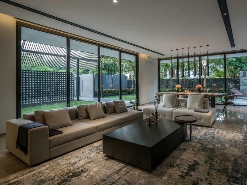 Wide-Frontage GCB 🔥Spacious Layout | near KAP MRT ☎️MARTIN 9320.20.20 Good Class Bungalow For Sale at S$ 43,000,000 | PropertyGuru Singapore - Living Room