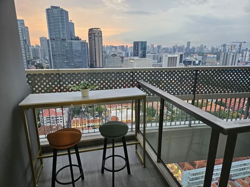 City Gate, 371 Beach Road, 1 Bedroom, 350 sqft, Apartment For Rent, by Adrian See, 500064221 - Balcony - PropertyGuru.com.sg