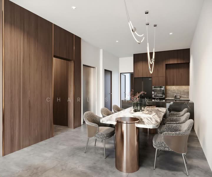 Dido Street | Fidelio Street | Tosca Street | Swan Lake Ave | Ernani Street | Rienzi Street Terraced House For Sale at S$ 5,850,000 | PropertyGuru Singapore - Dining Room