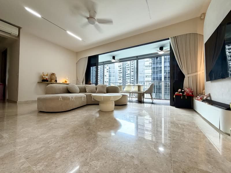The Florence Residences Condominium For Sale at S$ 3,480,000 | PropertyGuru Singapore - Living Room