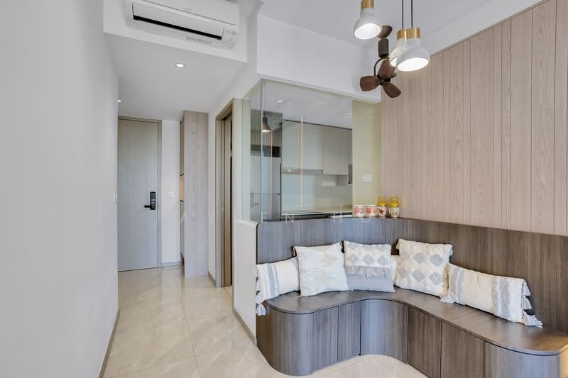 The Garden Residences, 1 Serangoon North View, 3 Bedrooms, 786 sqft, Condominium For Rent, by Ayden Ho, 500064326 - Living Room - PropertyGuru.com.sg