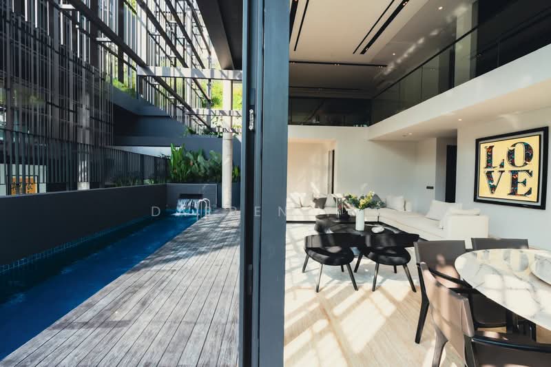 ❤️ Brand New Designer Bungalow Near Bukit Timah Plaza ❤️, , 5 Bedrooms, 11,500 sqft, Detached House For Rent, by Darren Teo, 500064329 - Living Room - PropertyGuru.com.sg