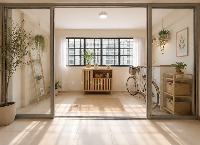 256 Tampines Street 21, 256 Tampines Street 21, 3 Bedrooms, 1,302 sqft, HDB Flat For Sale, by Teresa Low, 500064330 - Living Room - PropertyGuru.com.sg