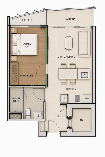KAP Residences, 11 King Albert Park, 1 Bedroom, 474 sqft, Condominium For Sale, by CY TAN, 500064354 - PropertyGuru.com.sg