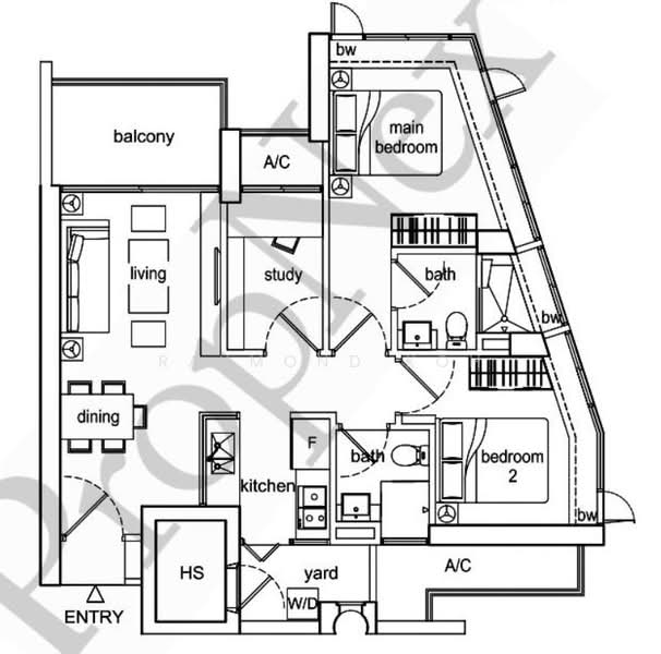 Beacon Heights, 8 Mar Thoma Road, 2 Bedrooms, 926 sqft, Condominium For Rent, by Raymond Koh, 500064571 - PropertyGuru.com.sg