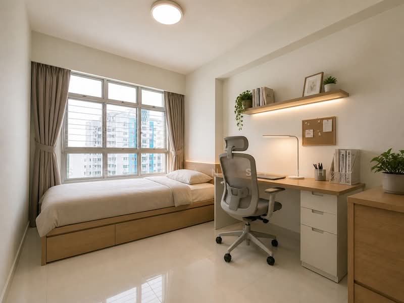 317C Yishun Greenwalk, 317C Yishun Avenue 9, 3 Bedrooms, 990 sqft, HDB Flat For Sale, by Sebastian Sitoh, 500064615 - Bedroom - PropertyGuru.com.sg