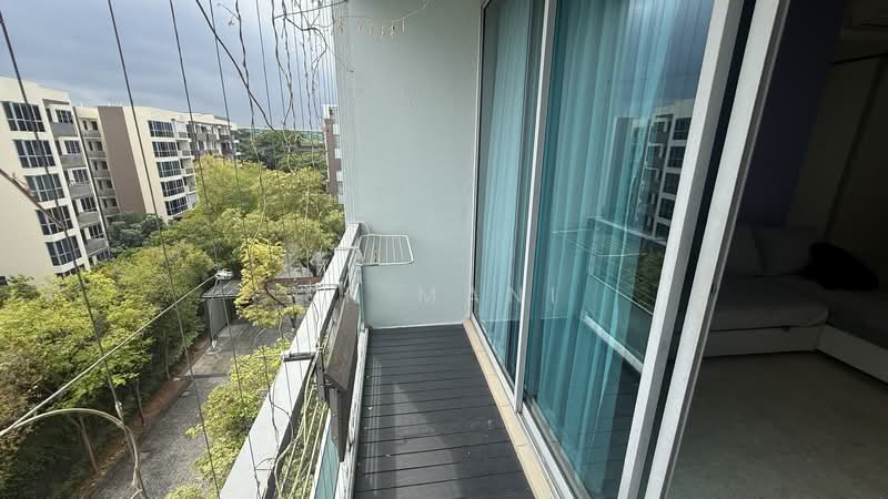Ferraria Park Condo, 8 Flora Drive, 3 Bedrooms, 1,216 sqft, Condominium For Rent, by Sk Mani, 500064730 - Balcony - PropertyGuru.com.sg