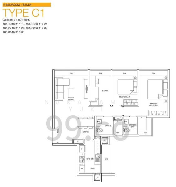 Caspian, 56 Lakeside Drive, 3 Bedrooms, 1,001 sqft, Condominium For Rent, by Nakayama Yuki, 500064787 - PropertyGuru.com.sg