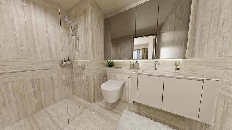 River Modern, River Galley Green, 3 Bedrooms, 904 sqft, Condominium For Sale, by Peter Loh 彼得, 500064845 - Bathroom - PropertyGuru.com.sg