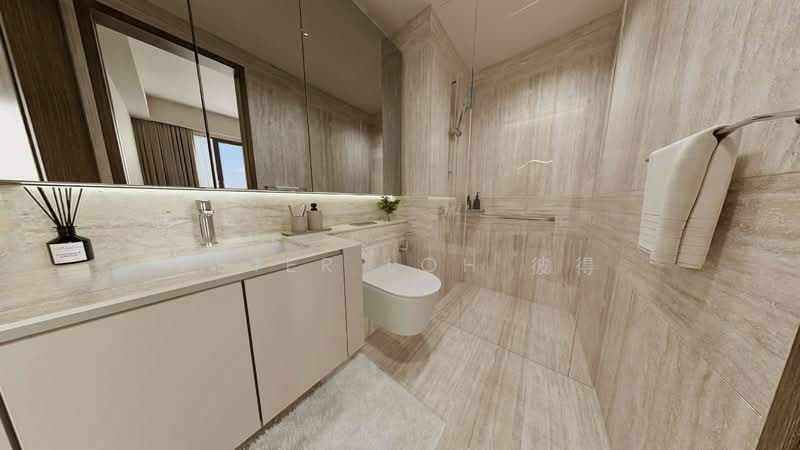 River Modern, River Galley Green, 3 Bedrooms, 904 sqft, Condominium For Sale, by Peter Loh 彼得, 500064845 - Bathroom - PropertyGuru.com.sg