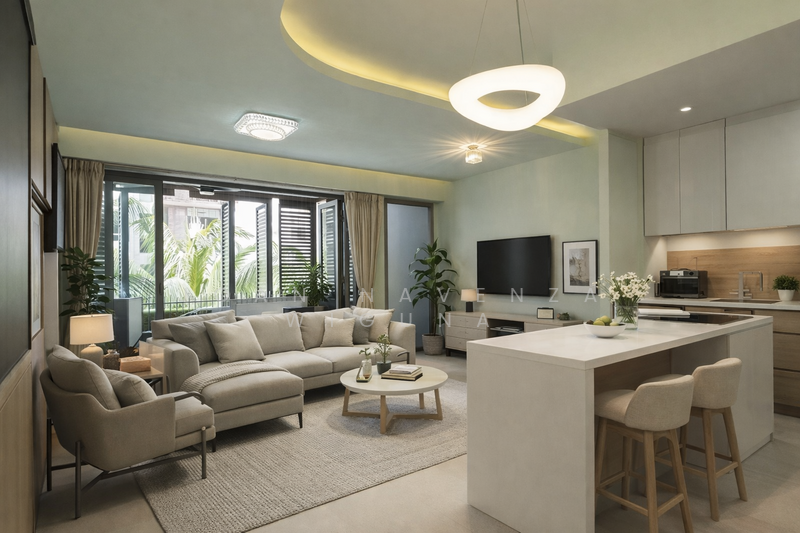 The Lanai Condominium For Sale at S$ 2,100,000 | PropertyGuru Singapore - Living Room