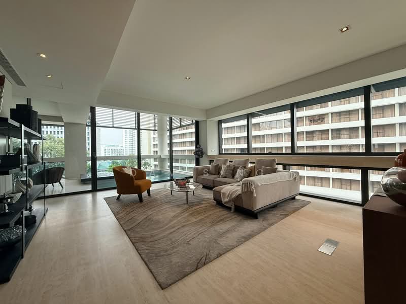 Hana, 8 Tomlinson Road, 4 Bedrooms, 3,531 sqft, Apartment For Rent, by Davis Ng, 500064945 - Living Room - PropertyGuru.com.sg