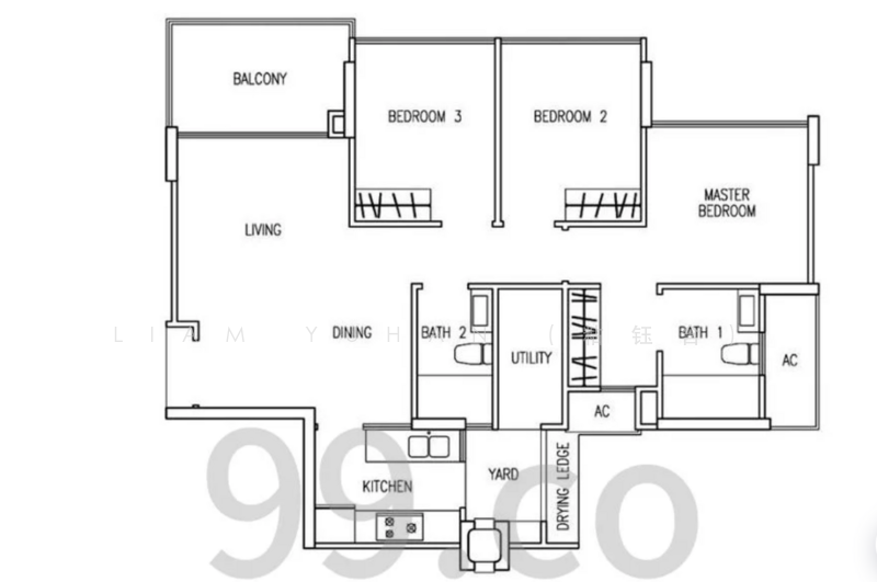 The Tampines Trilliant, 21 Tampines Central 7, 3 Bedrooms, 1,001 sqft, Executive Condominium For Rent, by Liam Yuhan (粘钰含), 500064947 - PropertyGuru.com.sg
