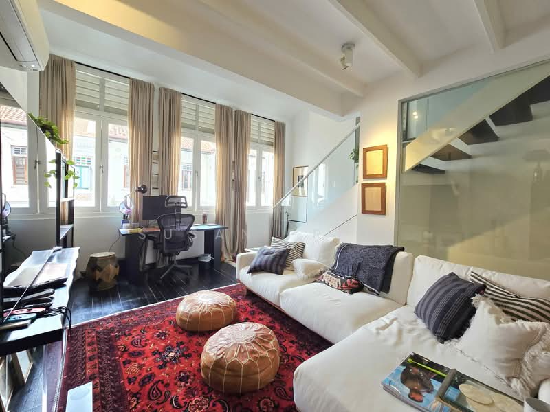 East/ Joo Chiat/ Tembeling 2+1, , 2 Bedrooms, 2,100 sqft, Conservation House For Rent, by Susan Prior, 500064963 - Living Room - PropertyGuru.com.sg