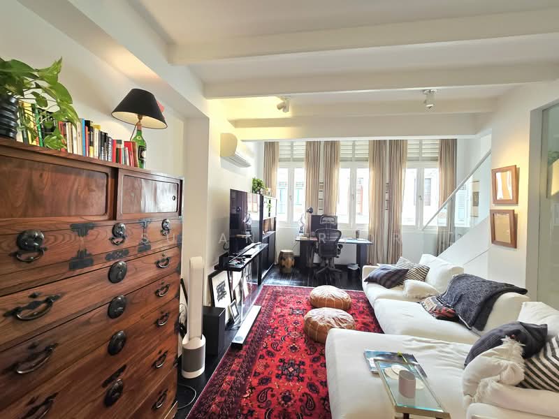 East/ Joo Chiat/ Tembeling 2+1, , 2 Bedrooms, 2,100 sqft, Conservation House For Rent, by Susan Prior, 500064963 - Living Room - PropertyGuru.com.sg