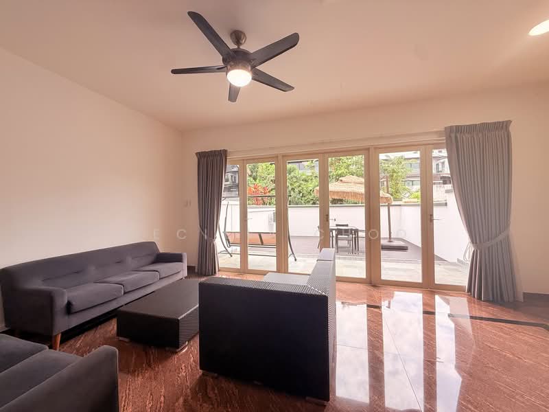 Changi Heights, Changi Heights, 5 Bedrooms, 3,200 sqft, Terraced House For Rent, by Cecilia Choo, 500065057 - Living Room - PropertyGuru.com.sg