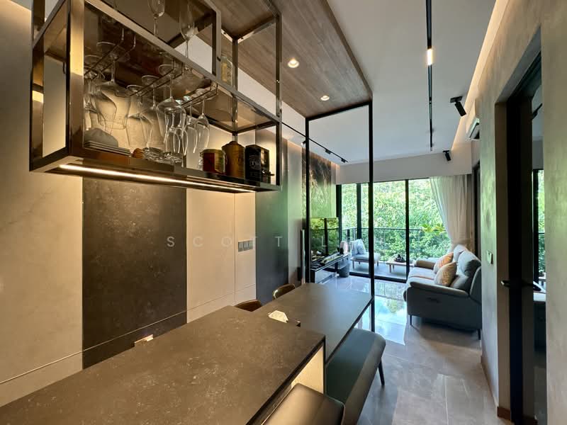 Kent Ridge Hill Residences Condominium For Sale at S$ 1,720,000 | PropertyGuru Singapore - Integrated Home Bar & Dining Table