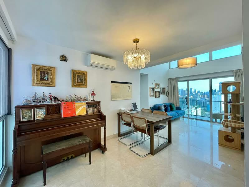 Eight Riversuites Condominium For Sale at S$ 2,199,999 | PropertyGuru Singapore - Living Room