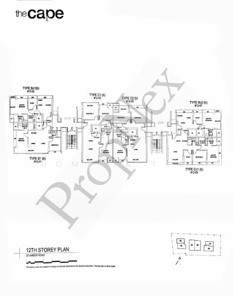 The Cape, 25 Amber Road, 2 Bedrooms, 850 sqft, Apartment For Rent, by Dominik Teo, 500065150 - PropertyGuru.com.sg