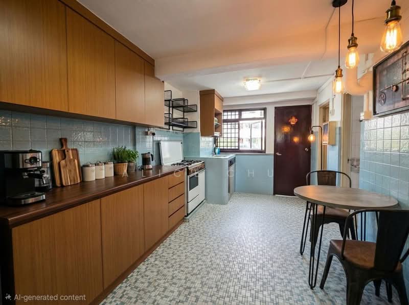 120 Ho Ching Road HDB Flat For Sale at S$ 388,000 | PropertyGuru Singapore - Kitchen - AI