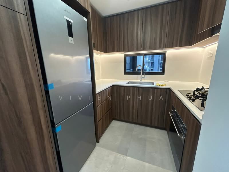 Lentor Modern, Lentor Central, 3 Bedrooms, 969 sqft, Condominium For Rent, by Vivien Phua, 500065160 - Kitchen - PropertyGuru.com.sg