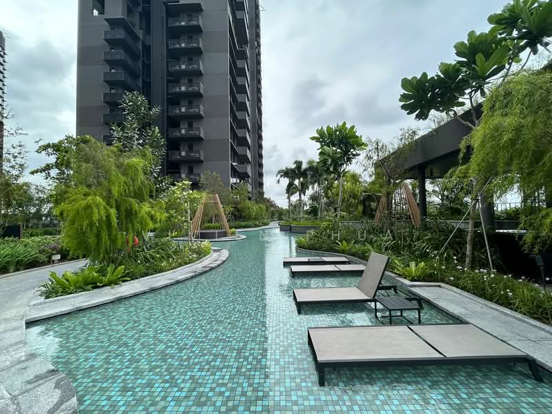 Lentor Modern, Lentor Central, 3 Bedrooms, 969 sqft, Condominium For Rent, by Vivien Phua, 500065160 - Pool - PropertyGuru.com.sg