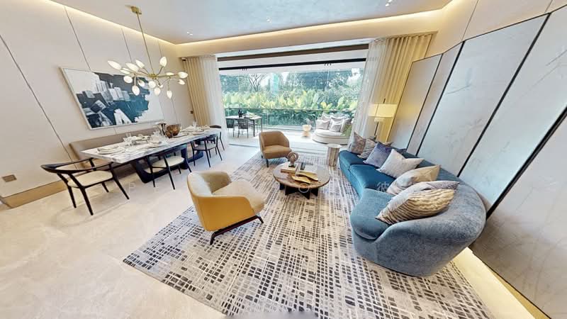 Aurea Condominium For Sale at S$ 4,080,510 | PropertyGuru Singapore - Living Room