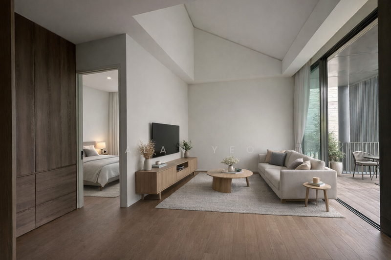 10 Evelyn Condominium For Sale at S$ 1,290,000 | PropertyGuru Singapore - Living Room