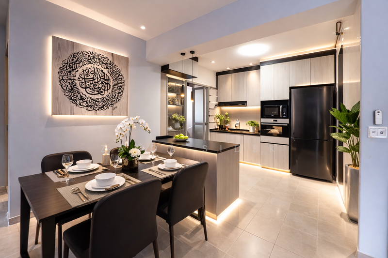 684A Edgedale Plains HDB Flat For Sale at S$ 720,000 | PropertyGuru Singapore - Dining Room (Digitally Enhanced)