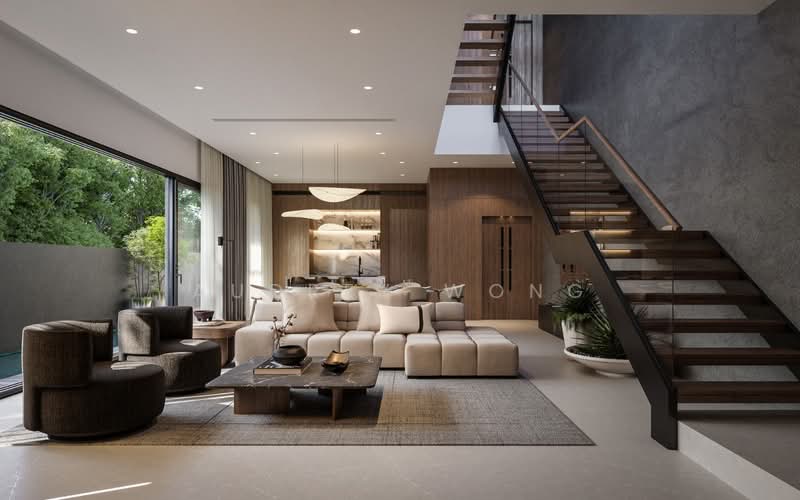 Brand New 3.5 Storey Semi-D @Siglap MRT, East Coast, Bayshore, Elliot Road vicinity Semi-Detached House For Sale at S$ 8,780,000 | PropertyGuru Singapore - Living Room