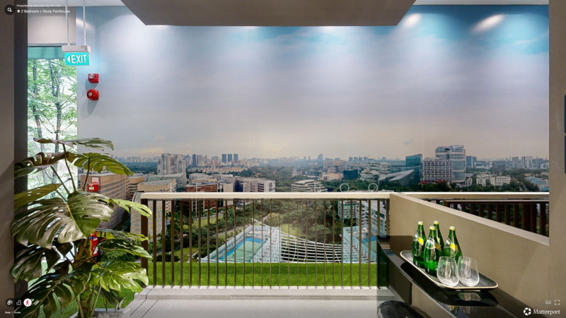 Blossoms By The Park Condominium For Sale at S$ 1,550,000 | PropertyGuru Singapore - Balcony