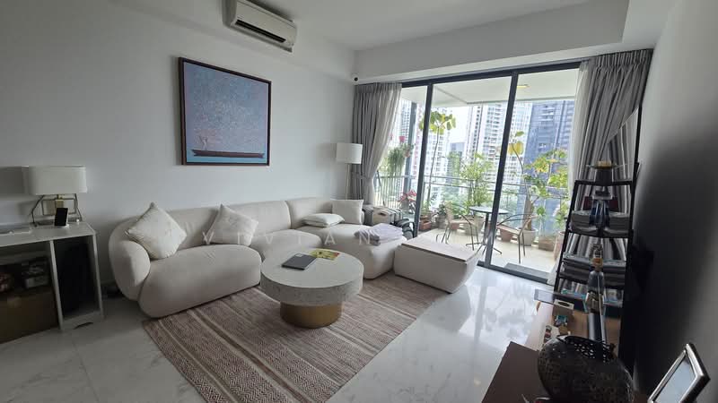 Rivergate, 99 Robertson Quay, 2 Bedrooms, 1,044 sqft, Condominium For Rent, by Vivian Sim, 500065698 - Living Room - PropertyGuru.com.sg