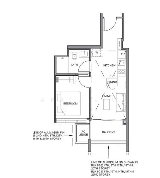 Parc Clematis, 8E Jalan Lempeng, 1 Bedroom, 452 sqft, Condominium For Rent, by April Liu, 500065715 - PropertyGuru.com.sg