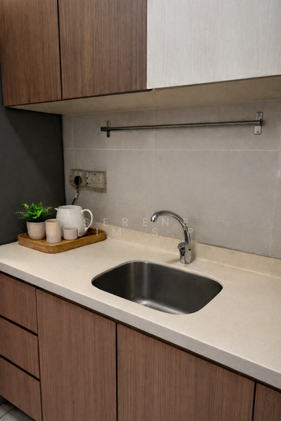 Watercolours, 25 Pasir Ris Link, 3 Bedrooms, 969 sqft, Executive Condominium For Rent, by Serene Lim S.P, 500065730 - Kitchen - PropertyGuru.com.sg