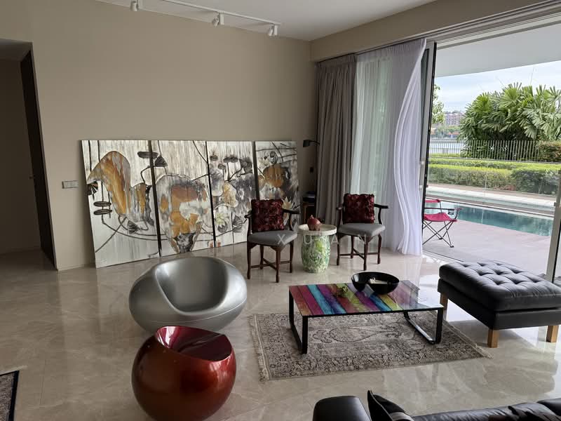 Corals at Keppel Bay Condominium For Sale at S$ 8,500,000 | PropertyGuru Singapore - Living Room