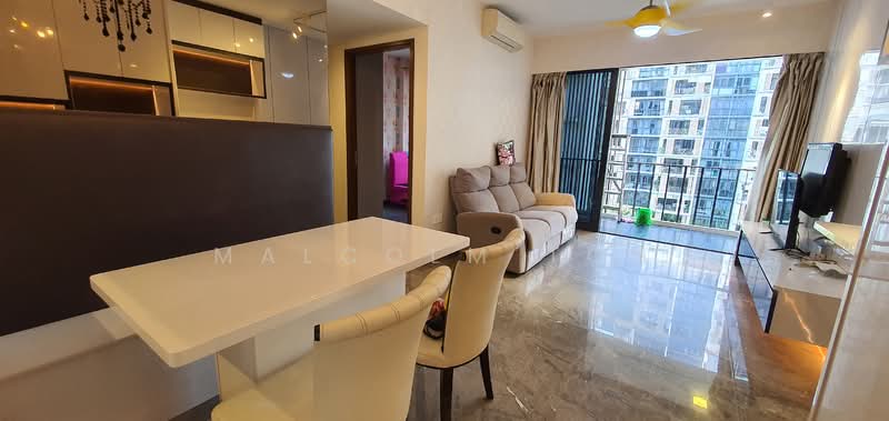 River Isles, Punggol Central, 2 Bedrooms, 850 sqft, Condominium For Rent, by Malcolm Toh, 500065829 - Living Room - PropertyGuru.com.sg