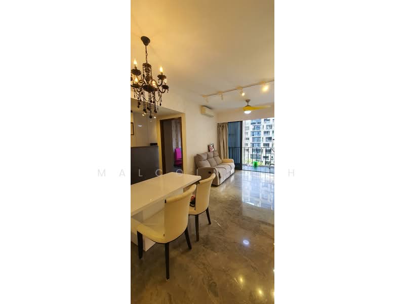 River Isles, Punggol Central, 2 Bedrooms, 850 sqft, Condominium For Rent, by Malcolm Toh, 500065829 - Living Room - PropertyGuru.com.sg