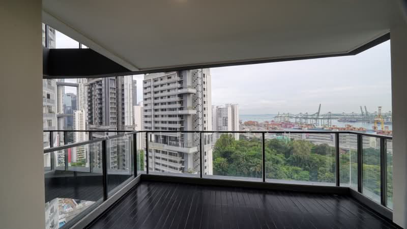 Spottiswoode Residences, 48 Spottiswoode Park Road, 2 Bedrooms, 915 sqft, Condominium For Rent, by Raelene Tan, 500066045 - Master room Balcony - PropertyGuru.com.sg