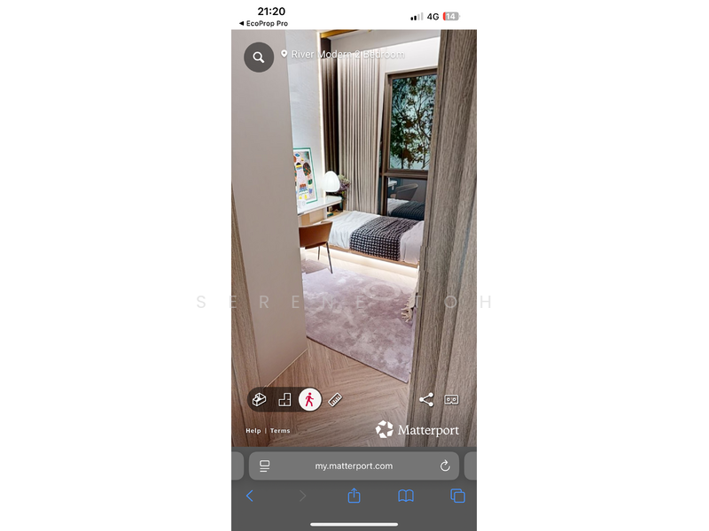 River Modern Condominium For Sale at S$ 2,000,000 | PropertyGuru Singapore - Bedroom