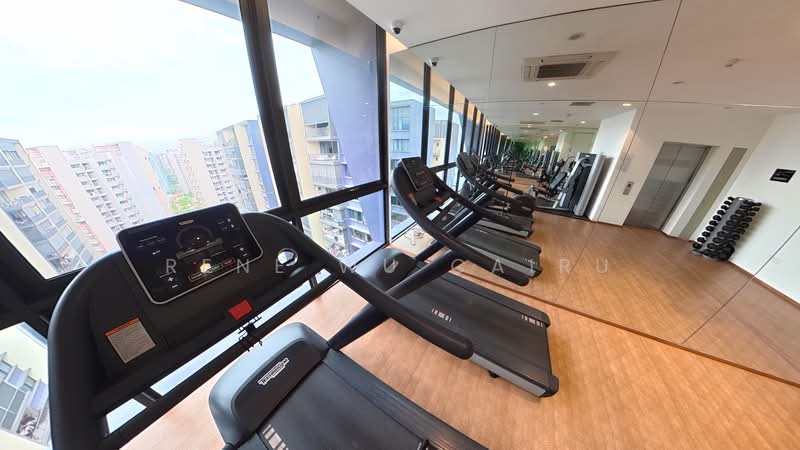 The Amore, 55 Edgedale Plains, 3 Bedrooms, 990 sqft, Executive Condominium For Rent, by Rene Wu Cairu, 500066130 - Gym - PropertyGuru.com.sg
